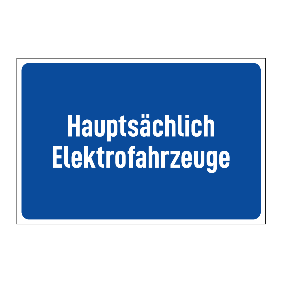 Hauptsächlich Elektrofahrzeuge