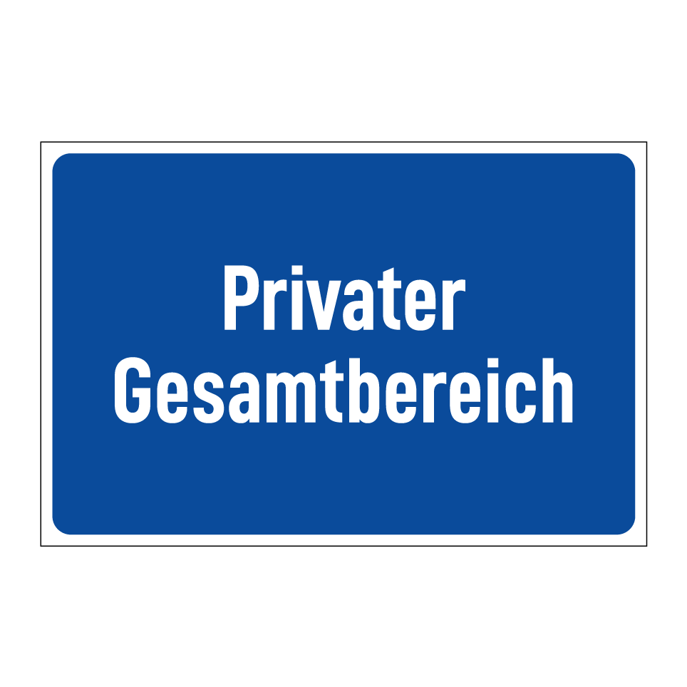 Privater Gesamtbereich