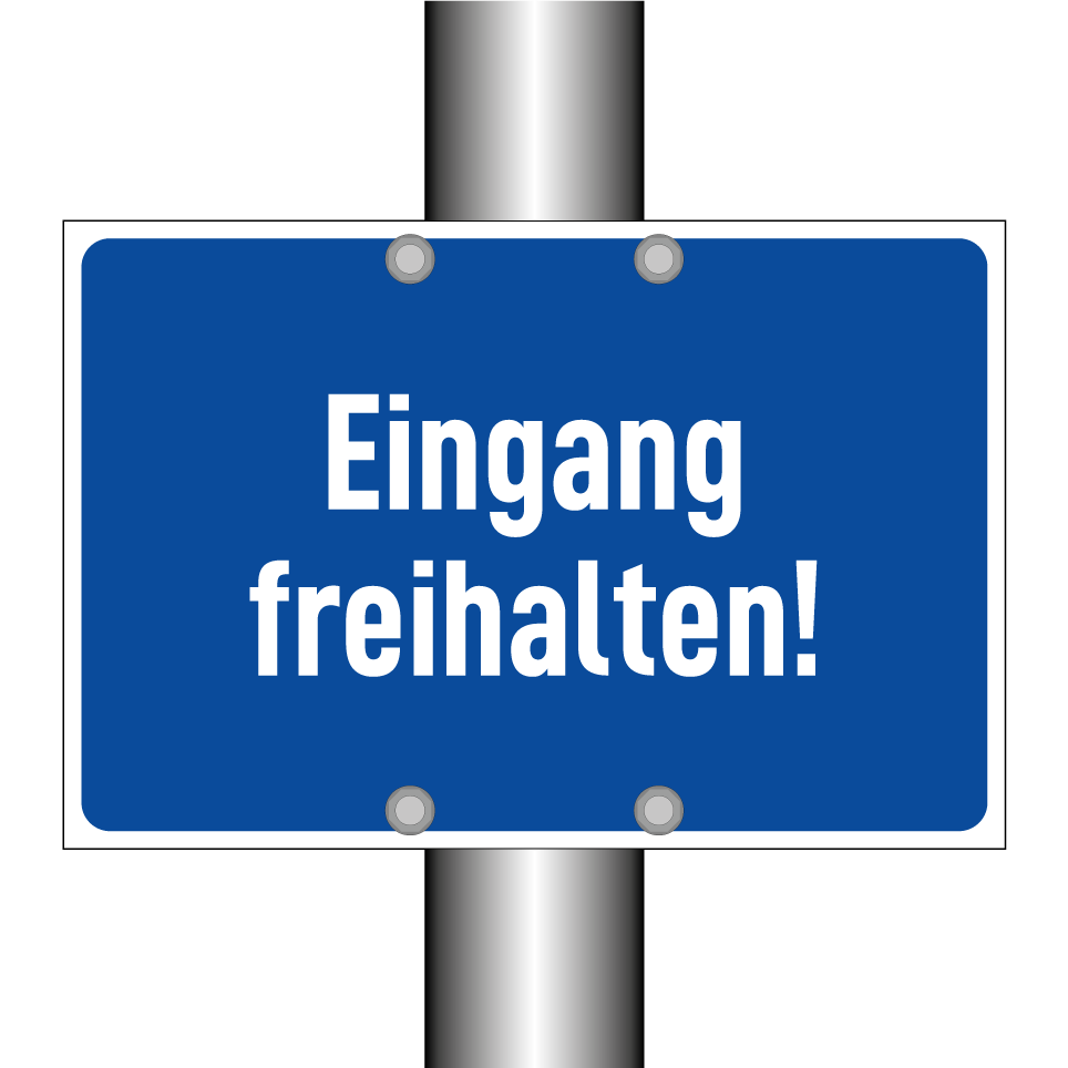 Eingang freihalten!