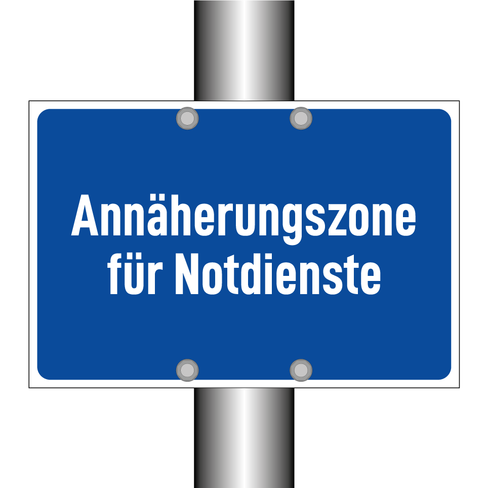 Annäherungszone für Notdienste