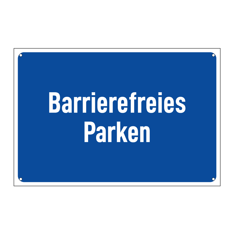 Barrierefreies Parken
