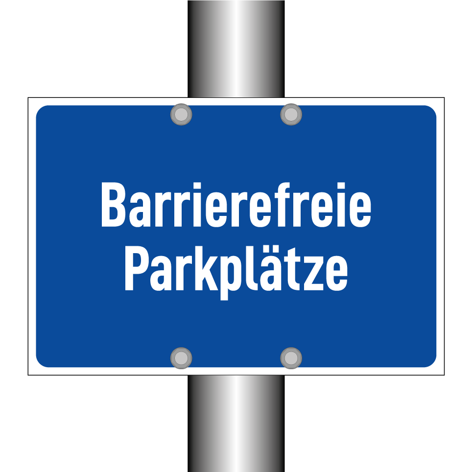 Barrierefreie Parkplätze