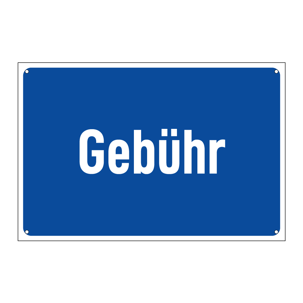 Gebühr