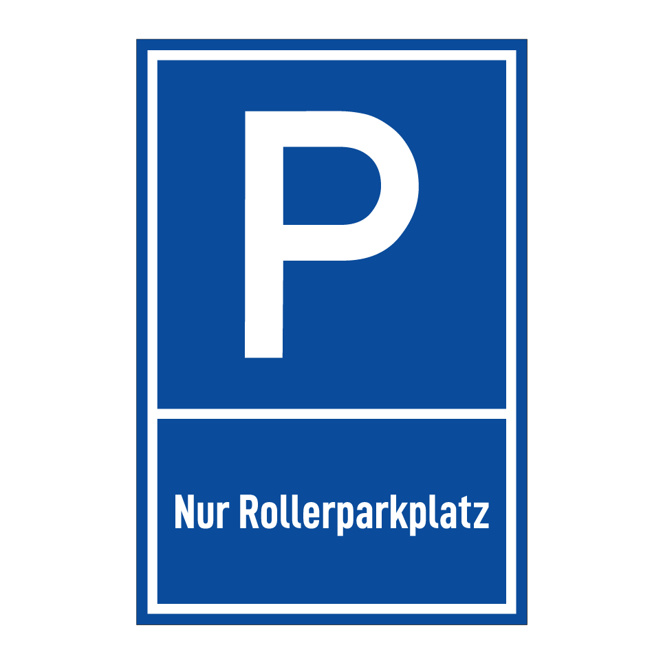 Nur Rollerparkplatz