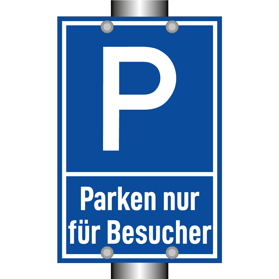 Parken nur für Besucher