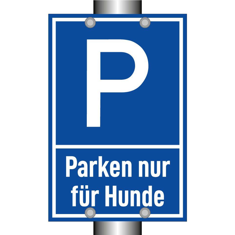 Parken nur für Hunde