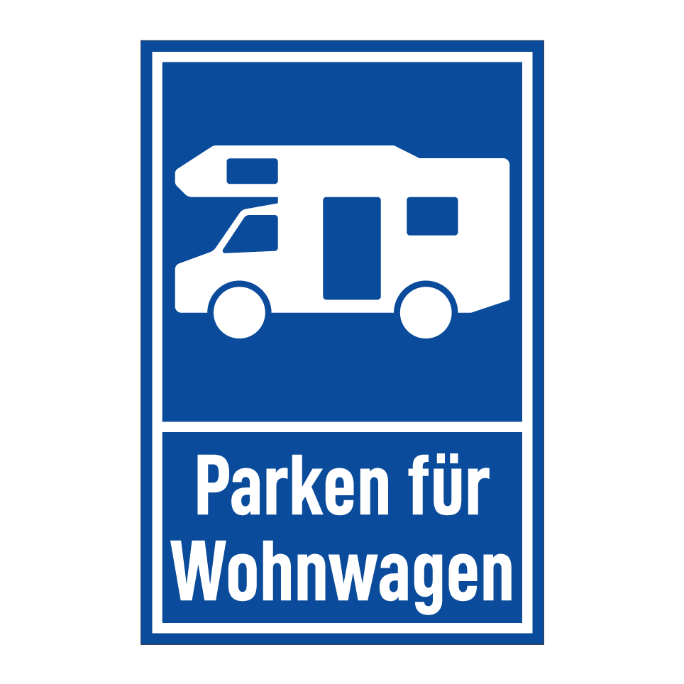 Parken für Wohnwagen