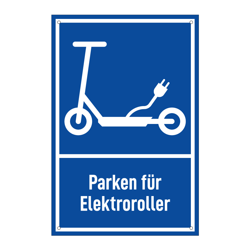 Parken für Elektroroller