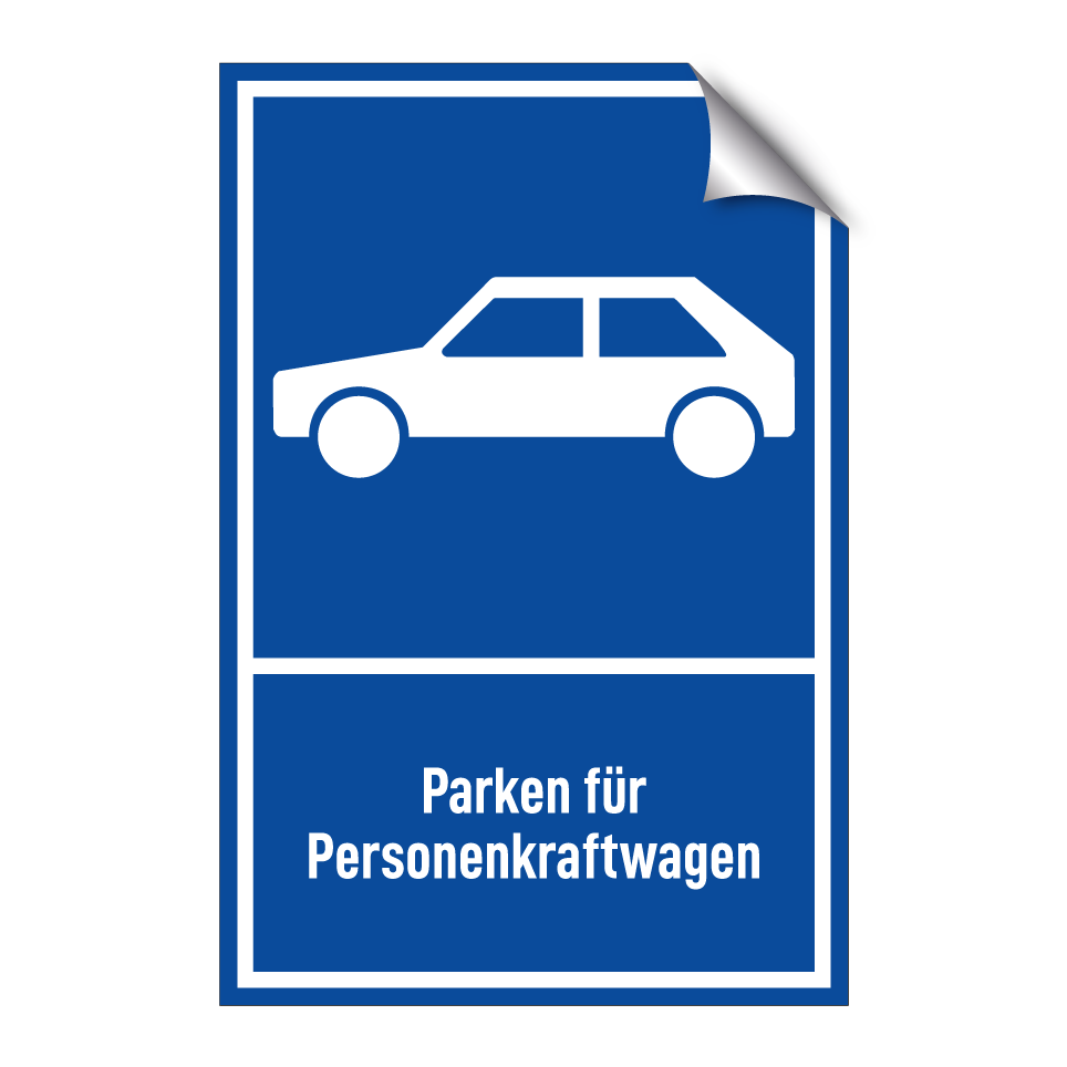 Parken für Personenkraftwagen