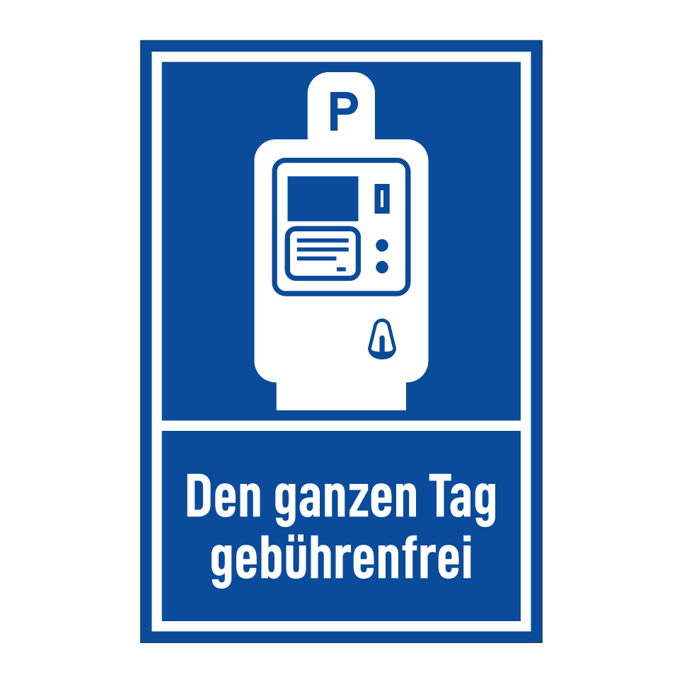 Den ganzen Tag gebührenfrei