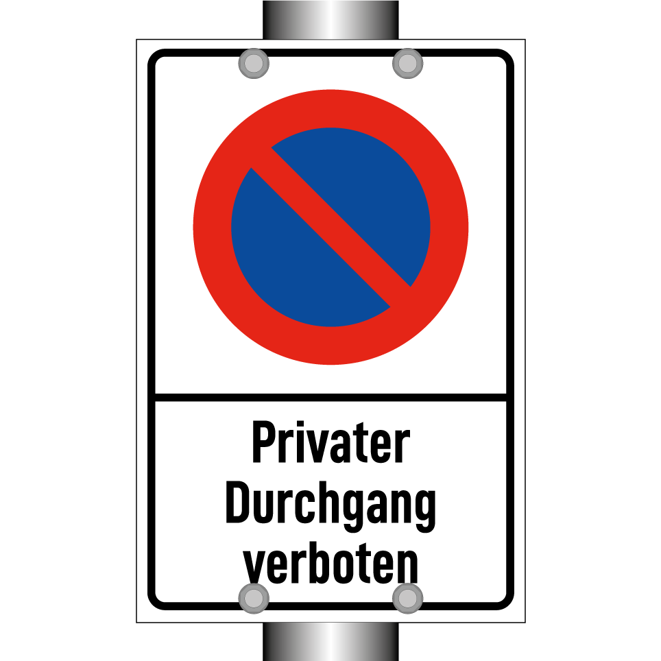 Privater Durchgang verboten