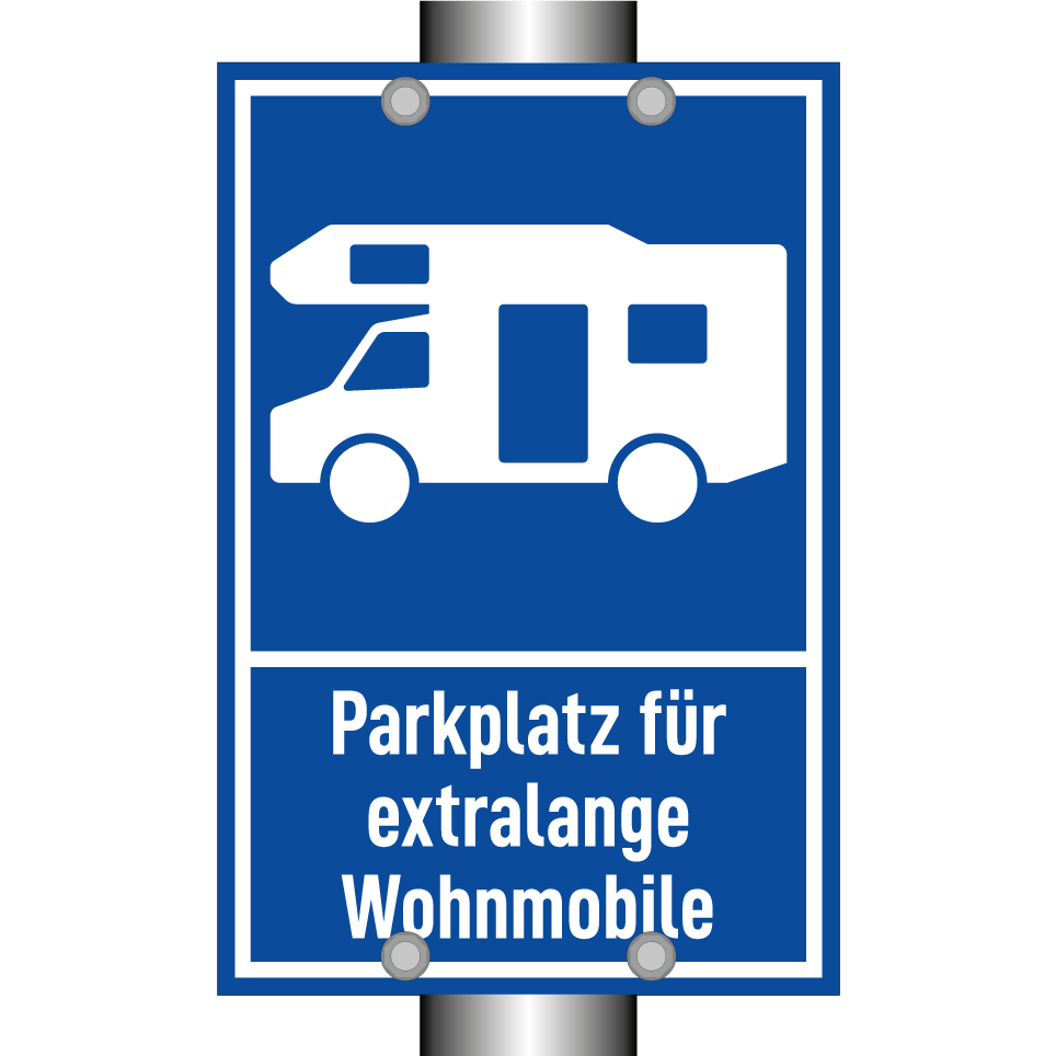 Parkplatz für extralange Wohnmobile