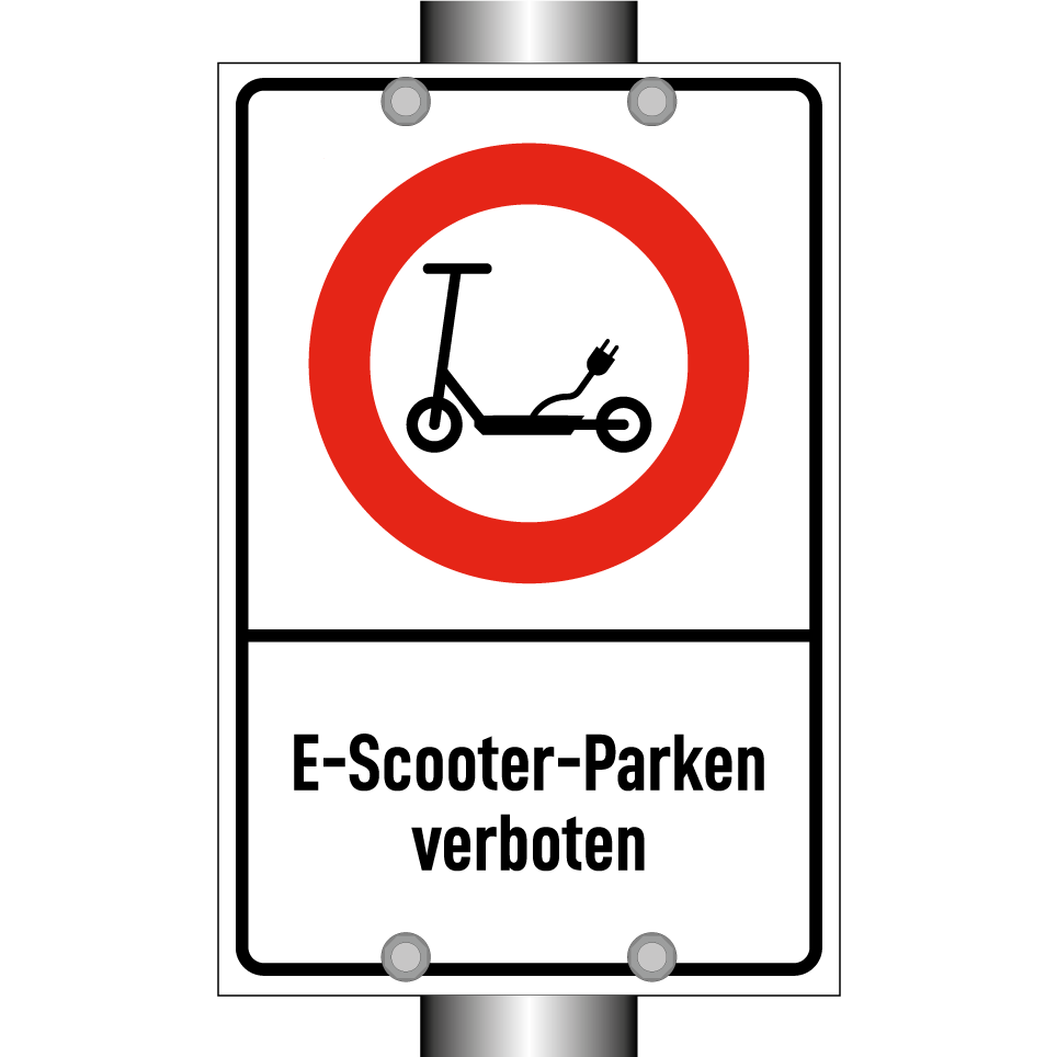 E-Scooter-Parken verboten