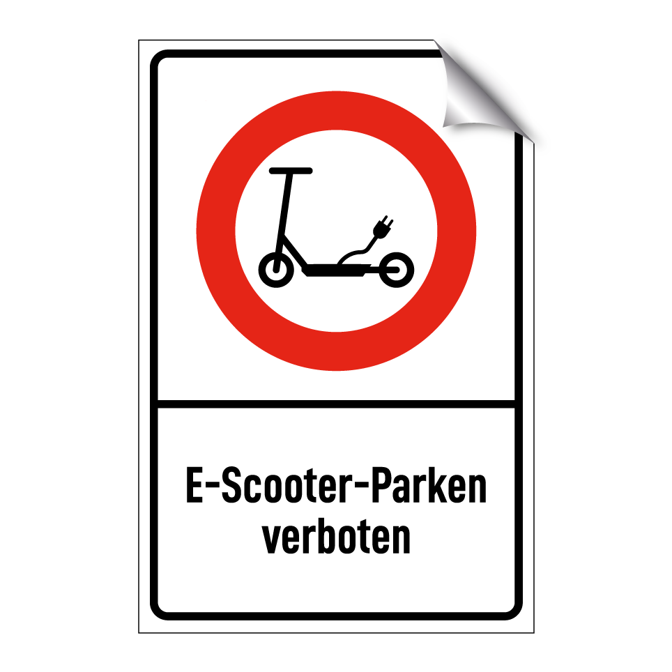 E-Scooter-Parken verboten