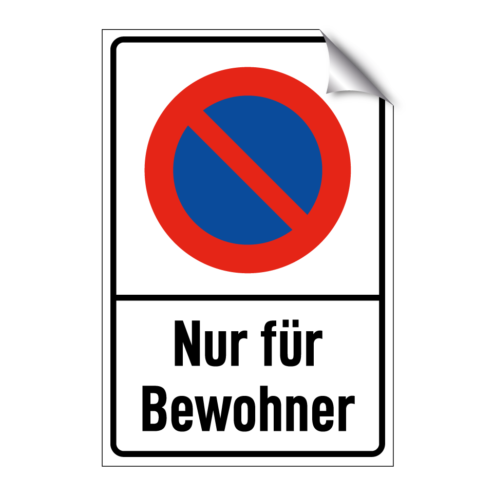 Nur für Bewohner