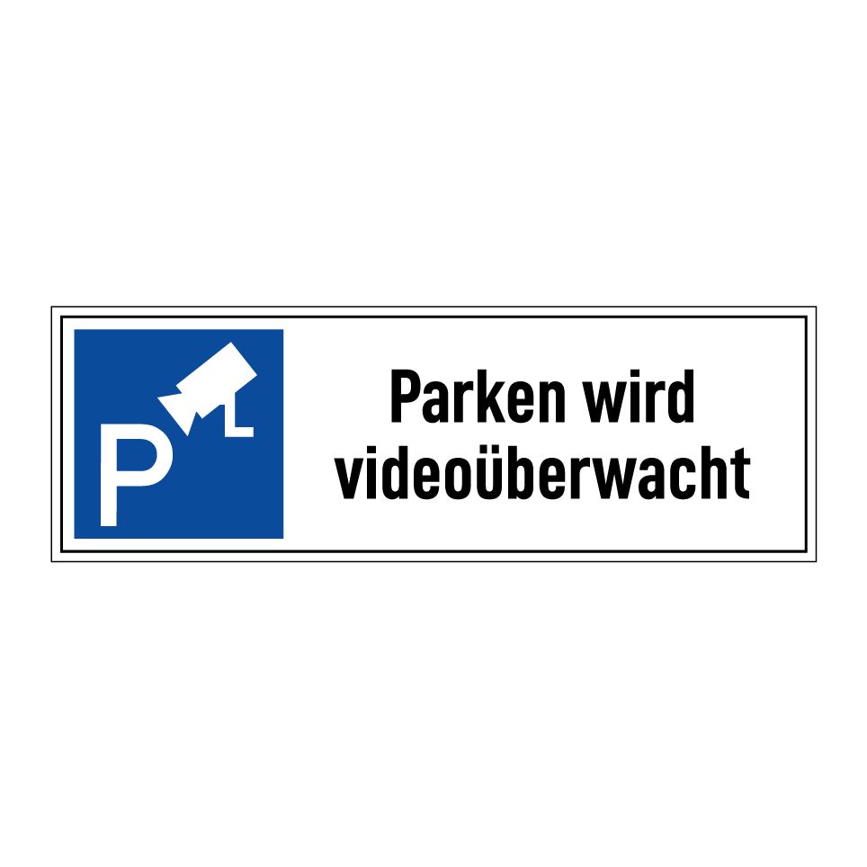 Parken wird videoüberwacht