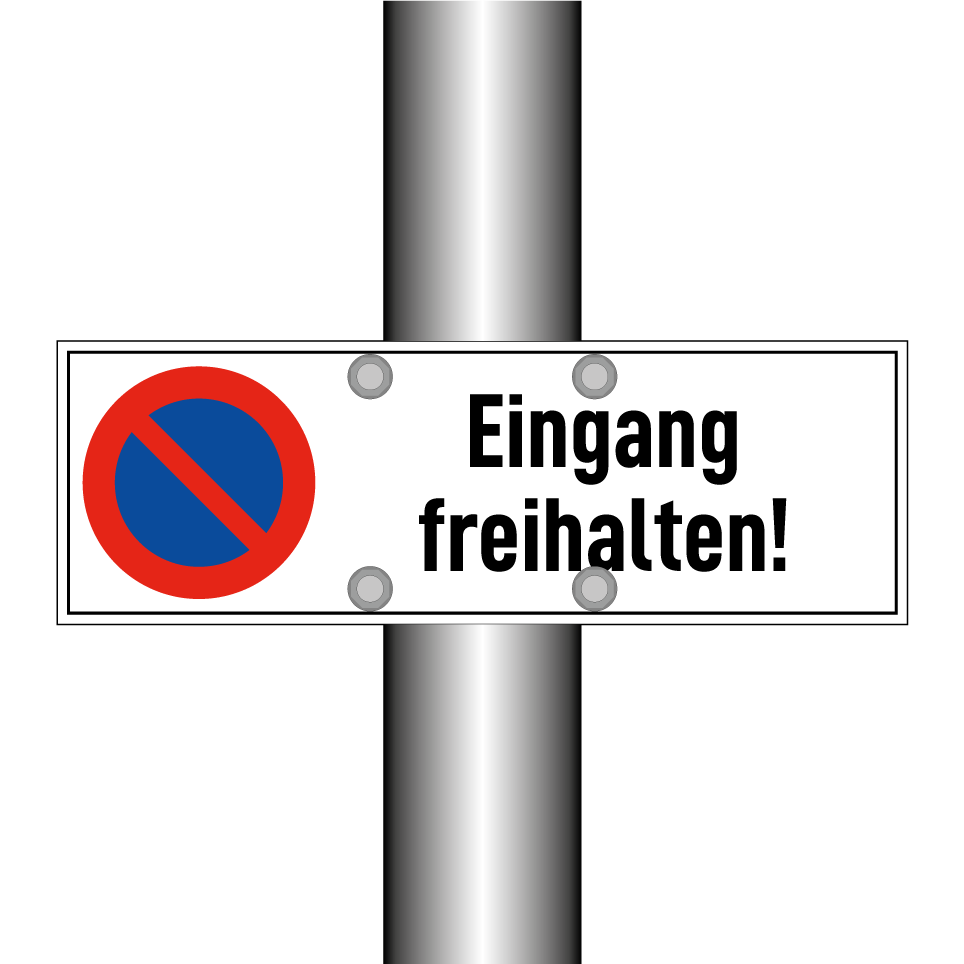 Eingang freihalten!