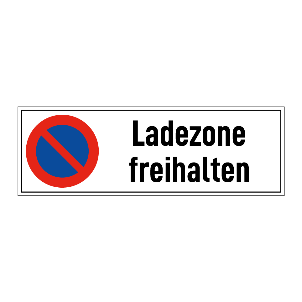 Ladezone freihalten