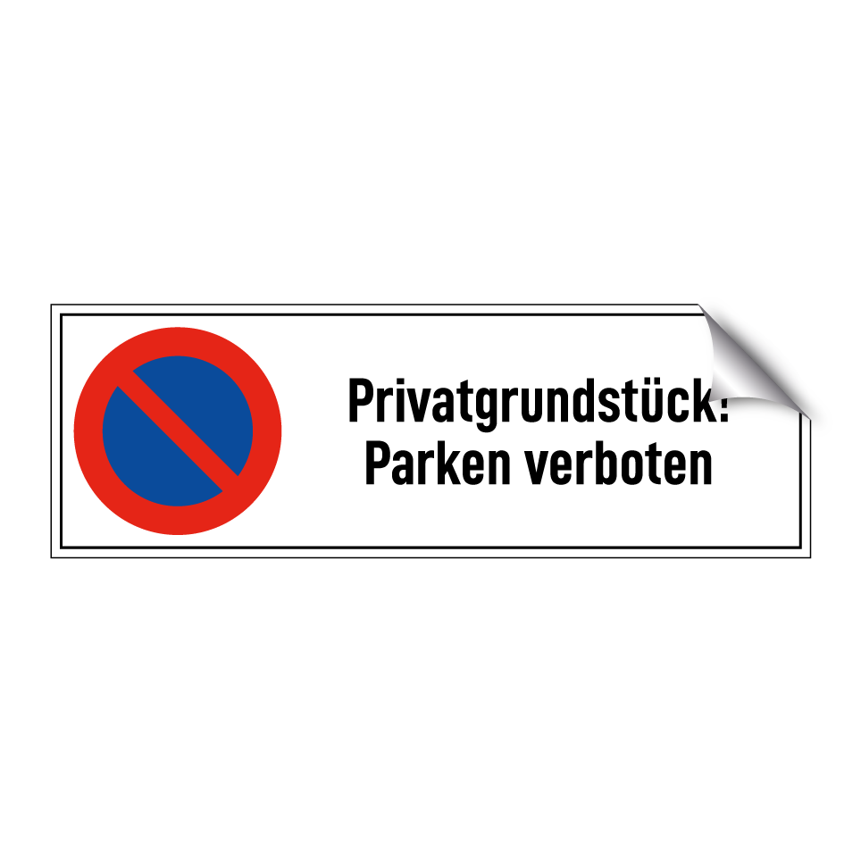 Privatgrundstück! Parken verboten