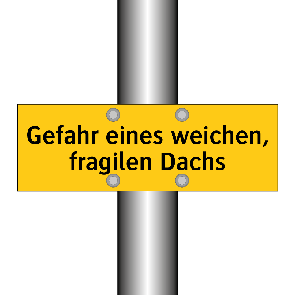 Gefahr eines weichen, fragilen Dachs
