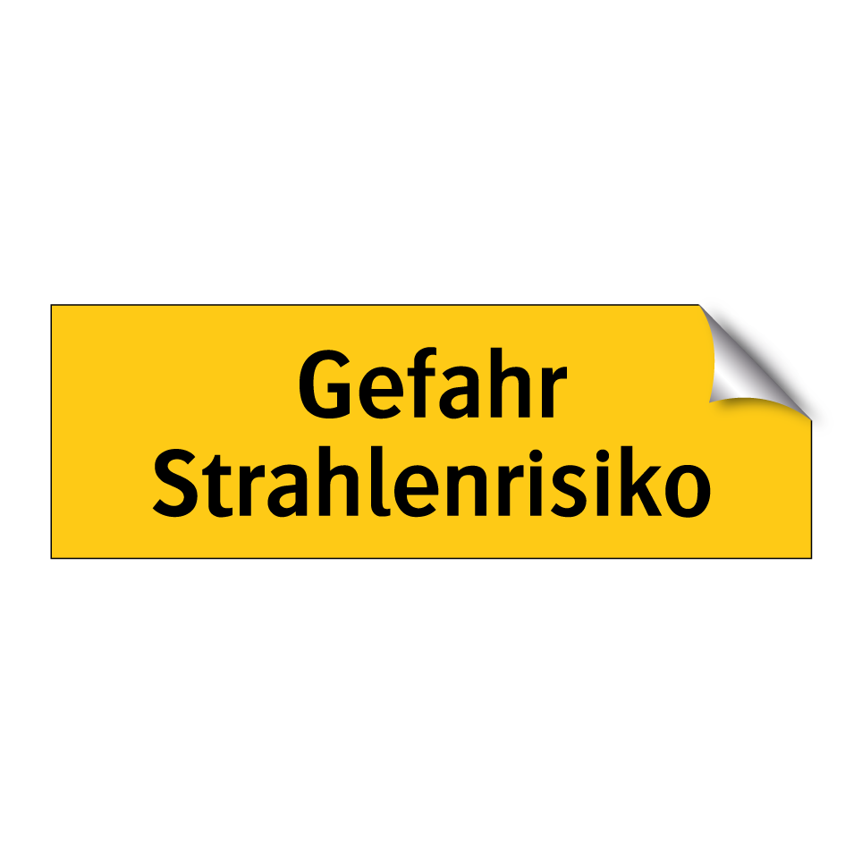Gefahr Strahlenrisiko