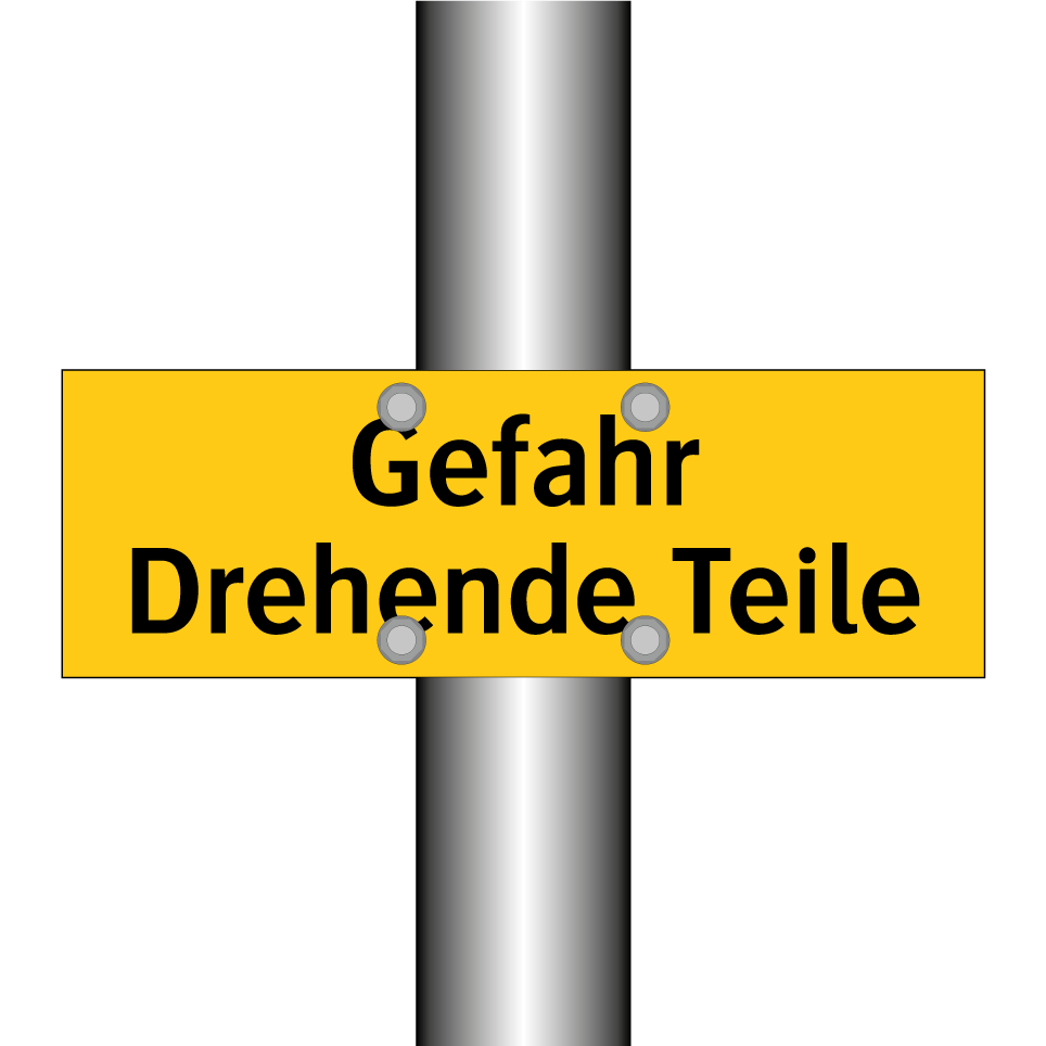 Gefahr Drehende Teile