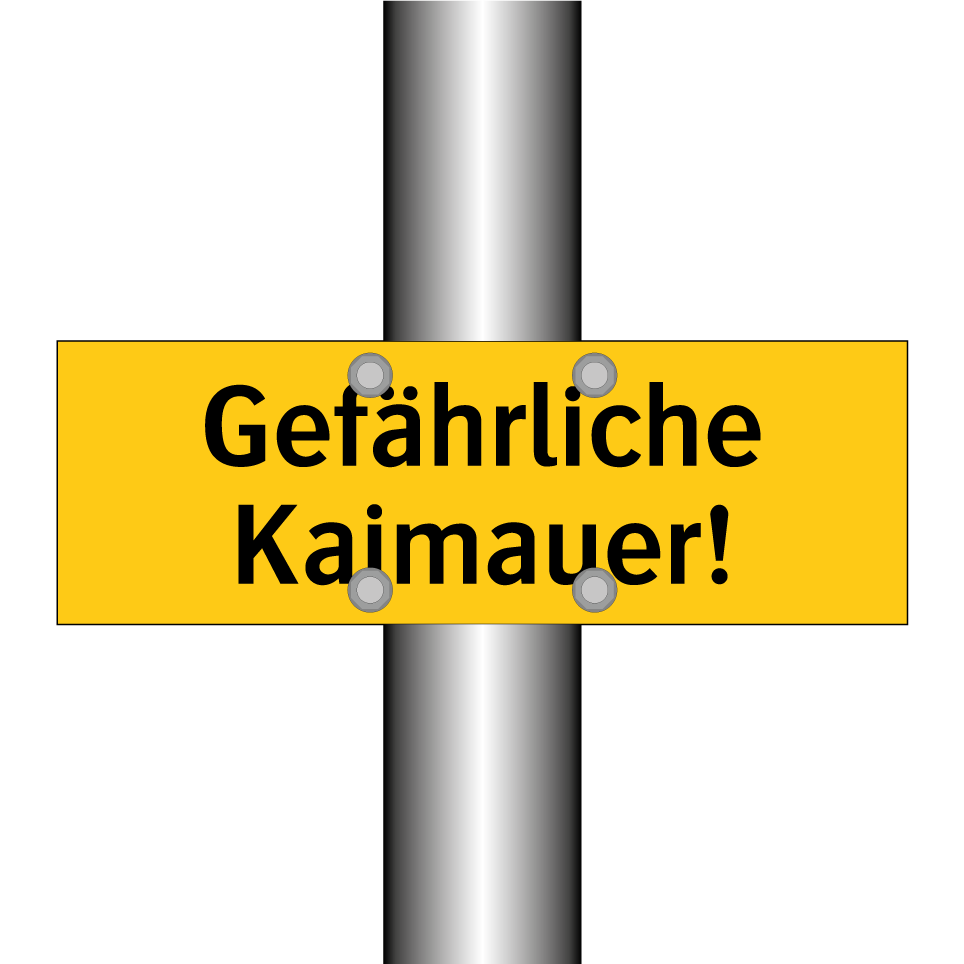 Gefährliche Kaimauer!