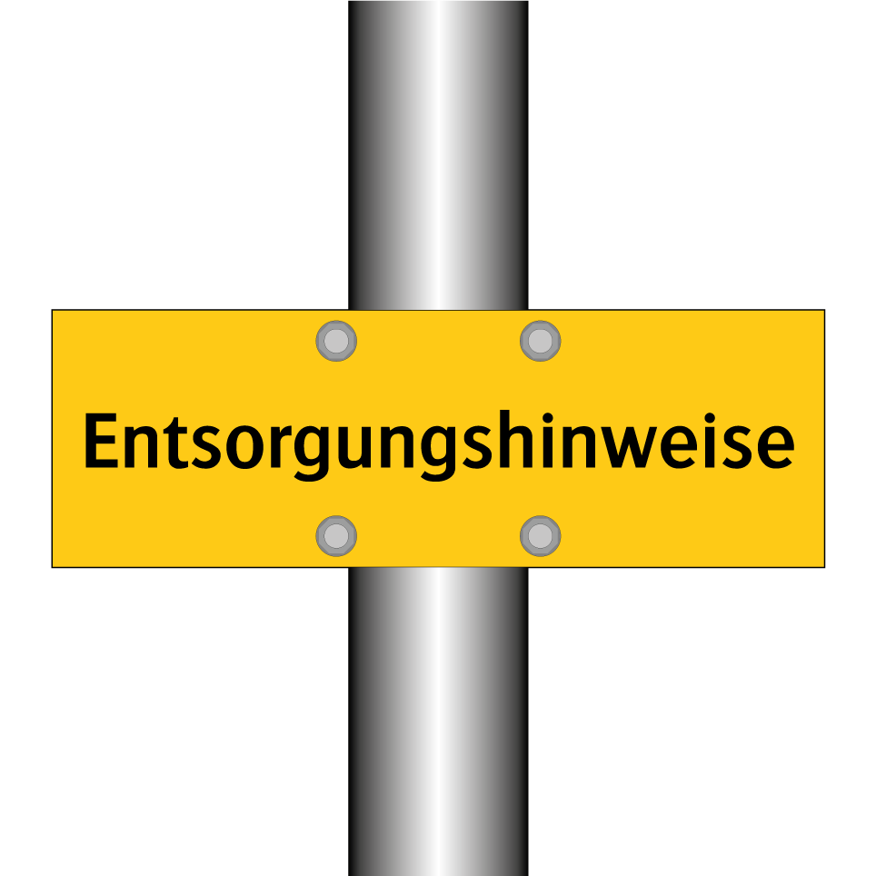 Entsorgungshinweise