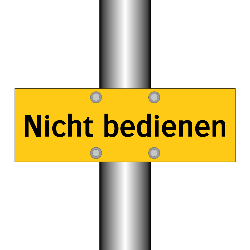 Nicht bedienen