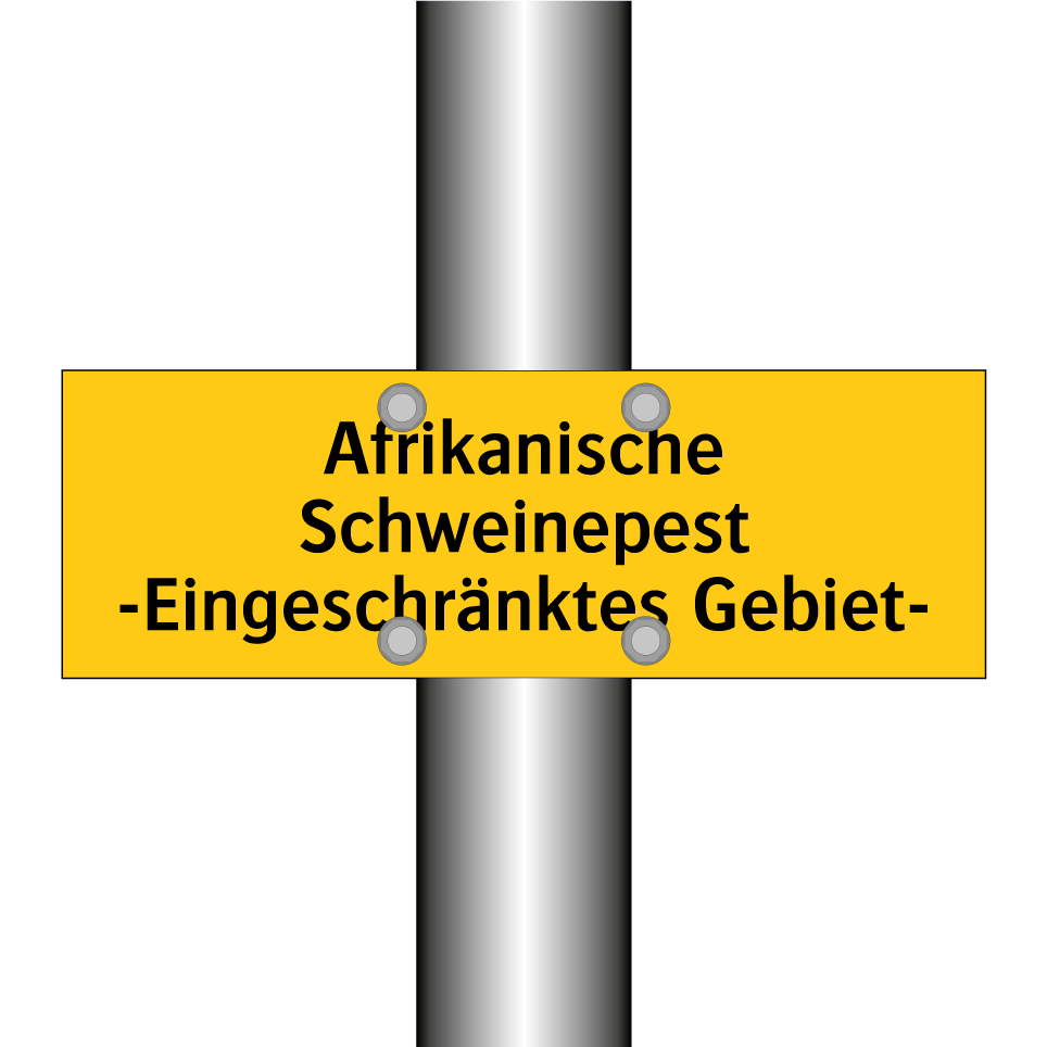 Afrikanische Schweinepest -Eingeschränktes Gebiet-
