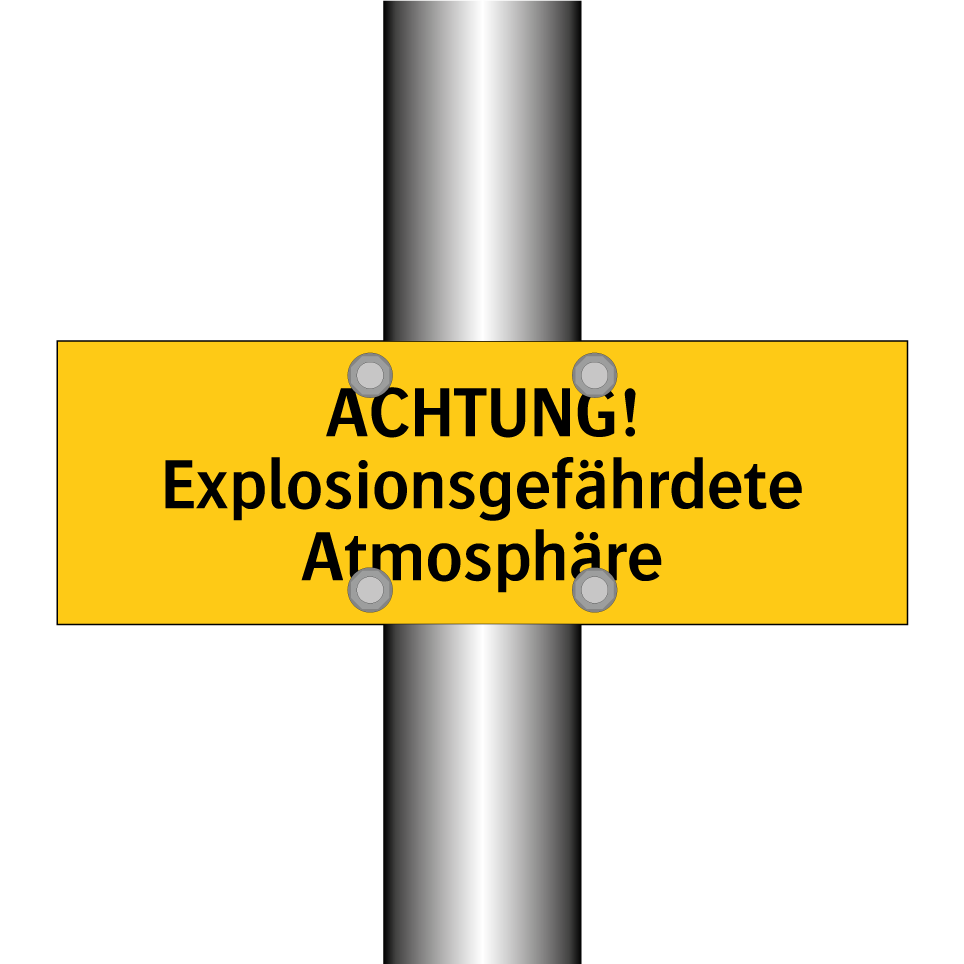 ACHTUNG! Explosionsgefährdete Atmosphäre