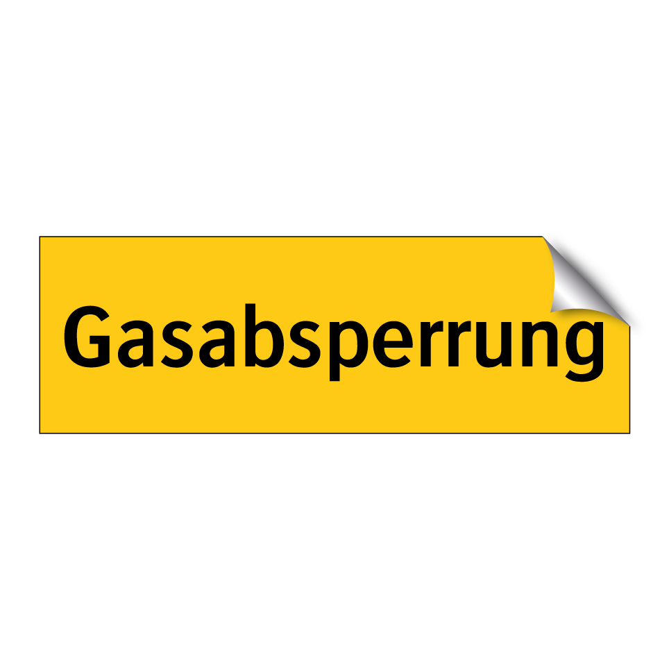 Gasabsperrung