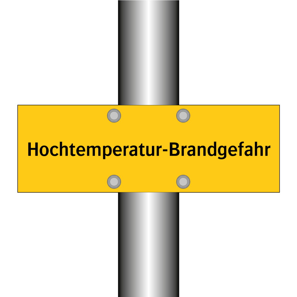Hochtemperatur-Brandgefahr