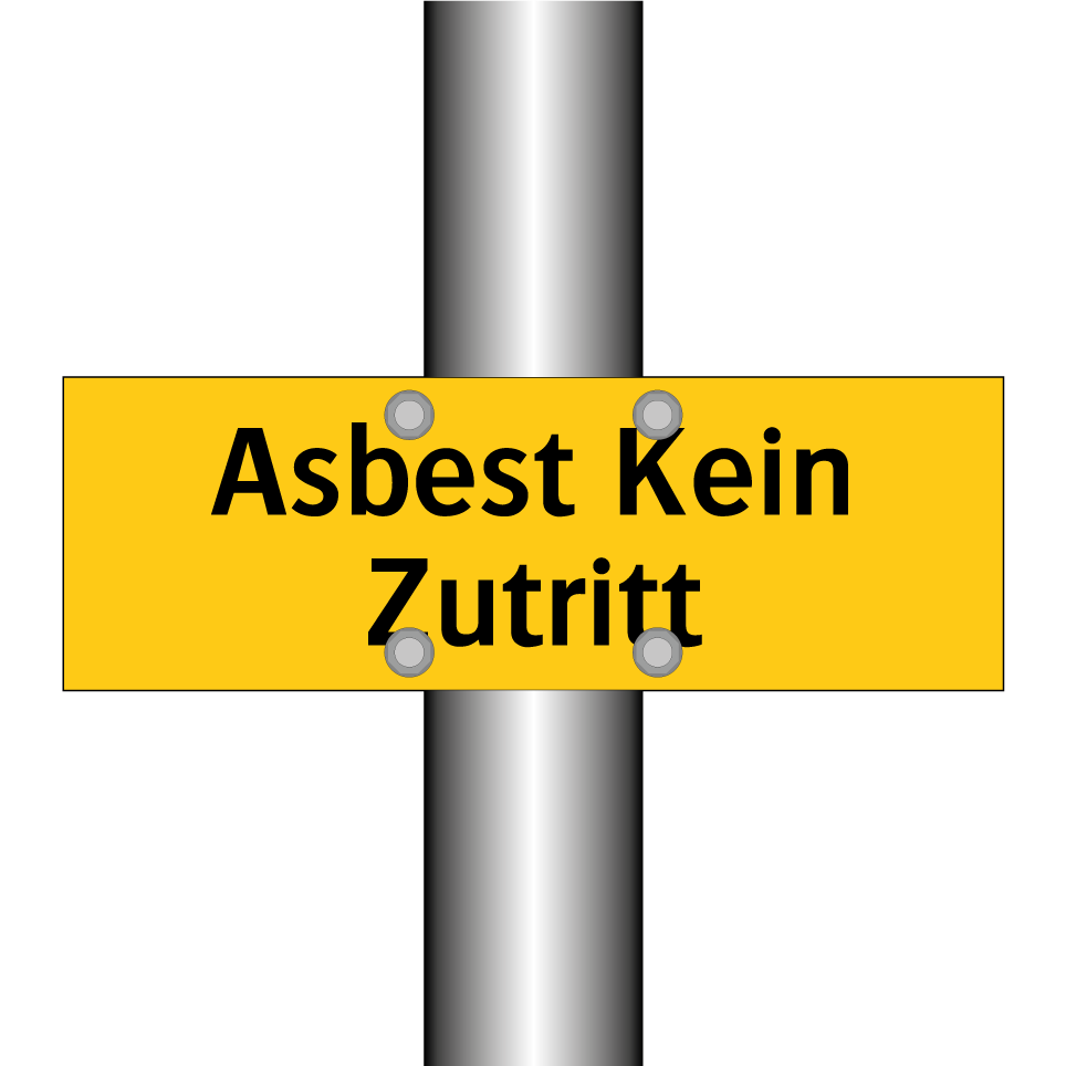 Asbest Kein Zutritt