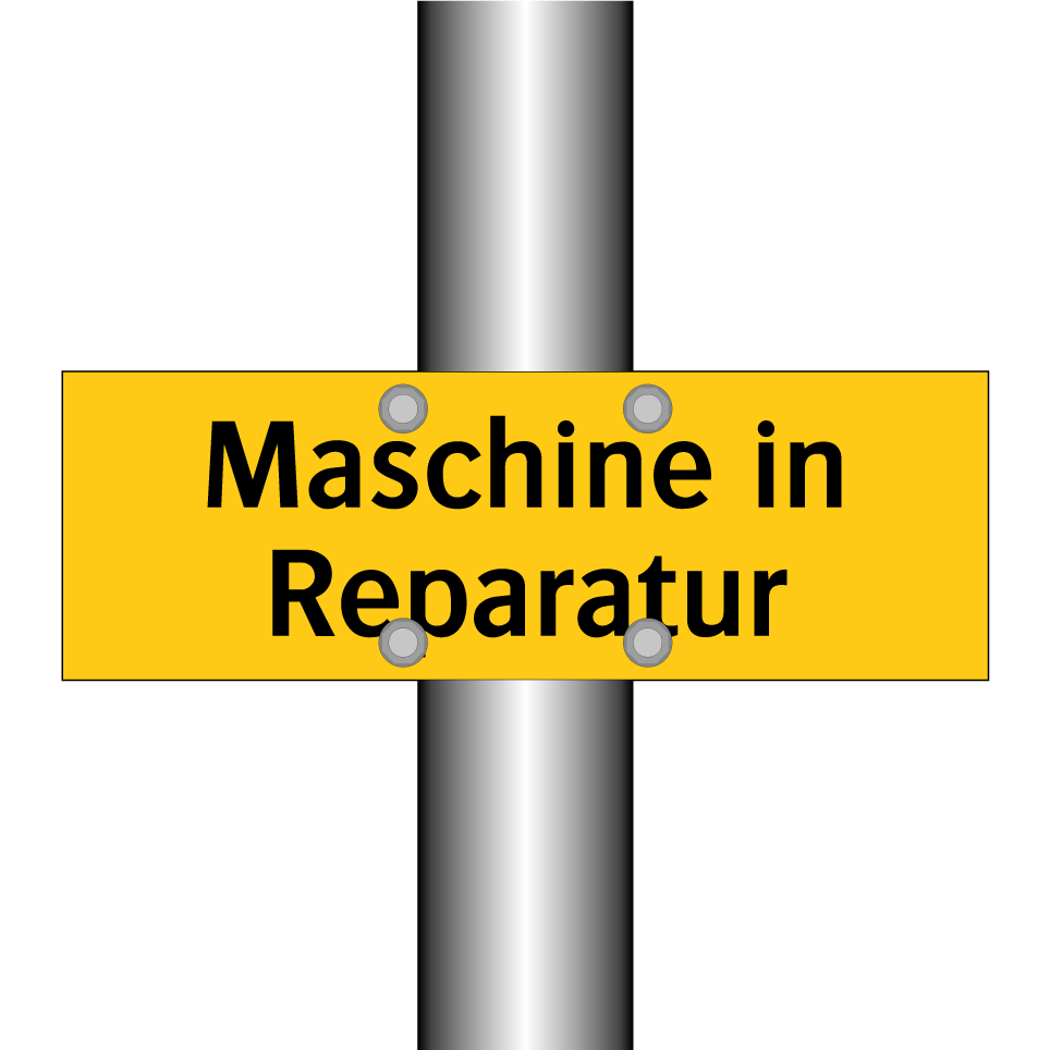 Maschine in Reparatur