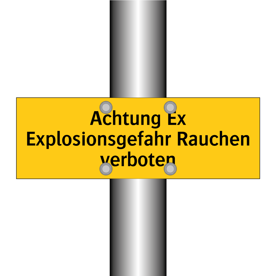 Achtung Ex Explosionsgefahr Rauchen verboten