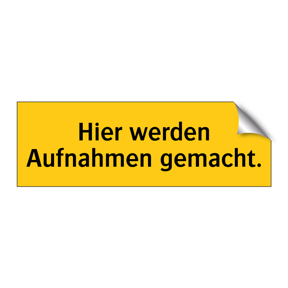 Hier werden Aufnahmen gemacht.