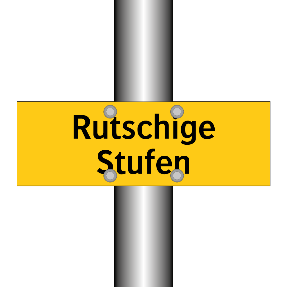 Rutschige Stufen