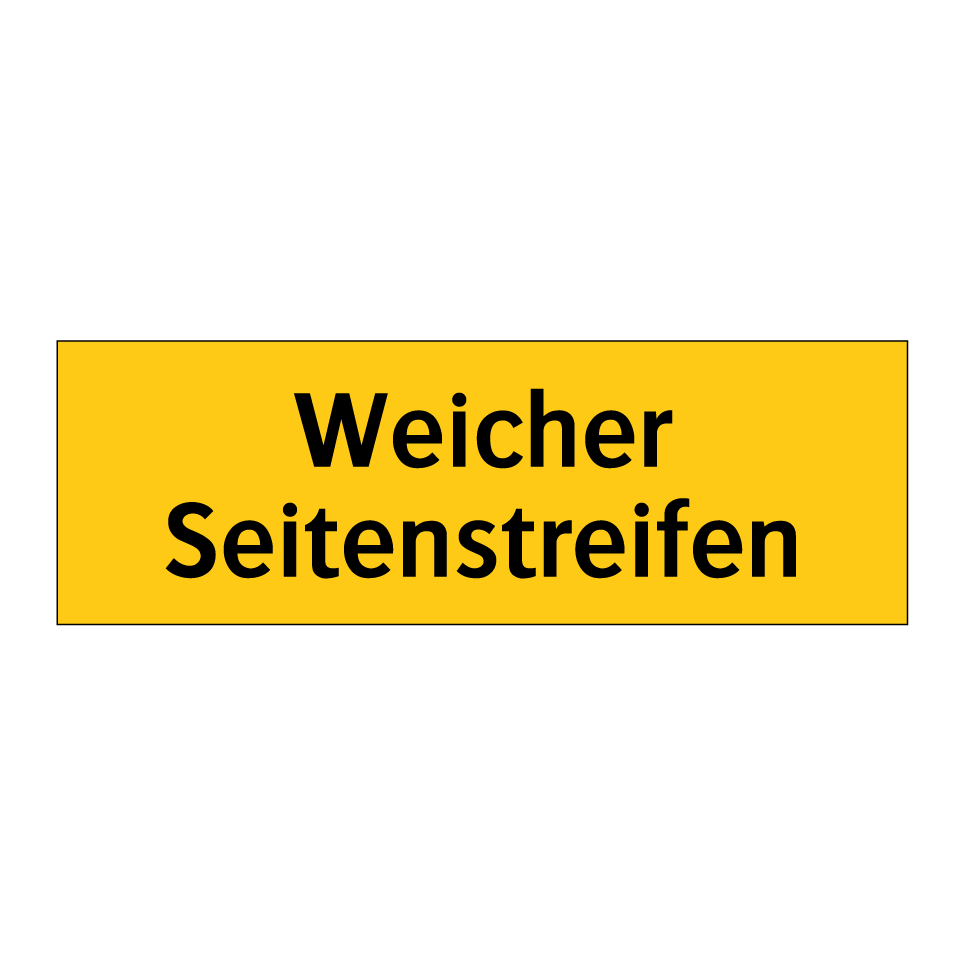 Weicher Seitenstreifen