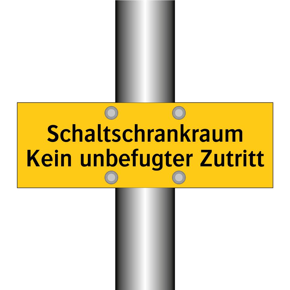 Schaltschrankraum Kein unbefugter Zutritt