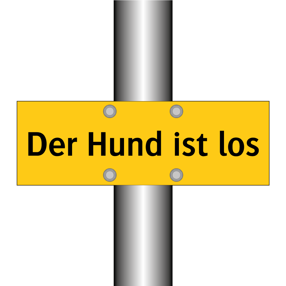 Der Hund ist los