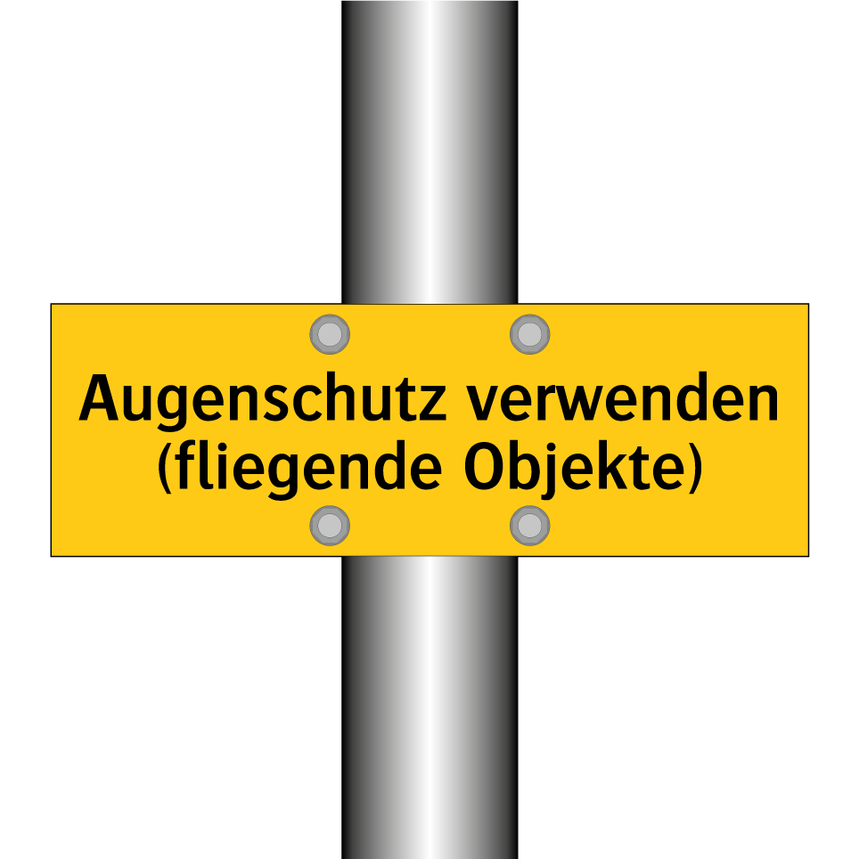 Augenschutz verwenden (fliegende Objekte)