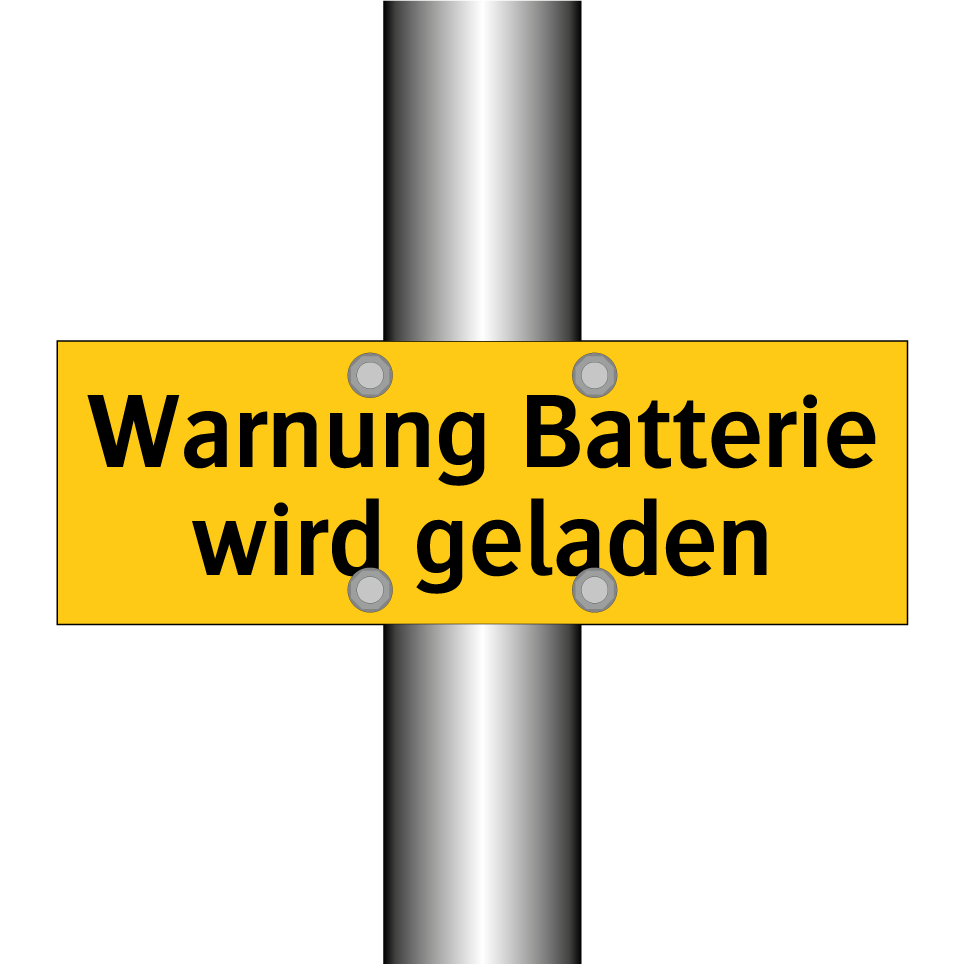 Warnung Batterie wird geladen