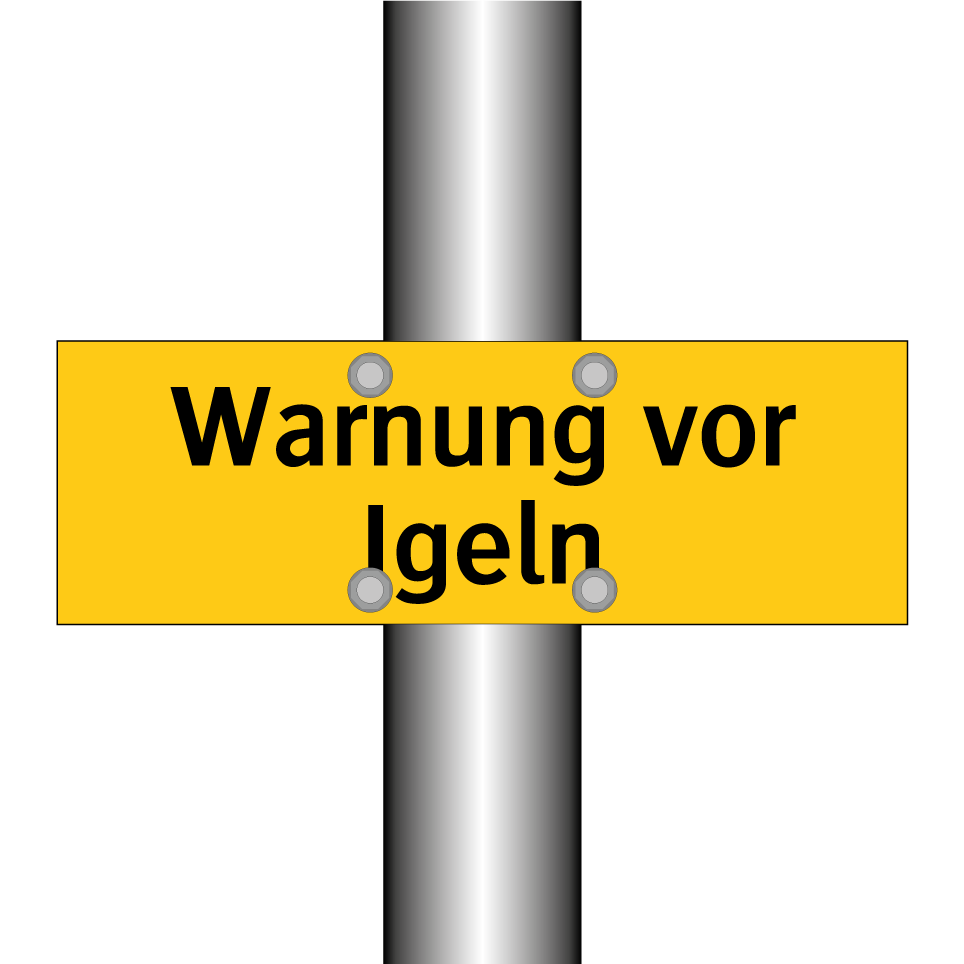 Warnung vor Igeln
