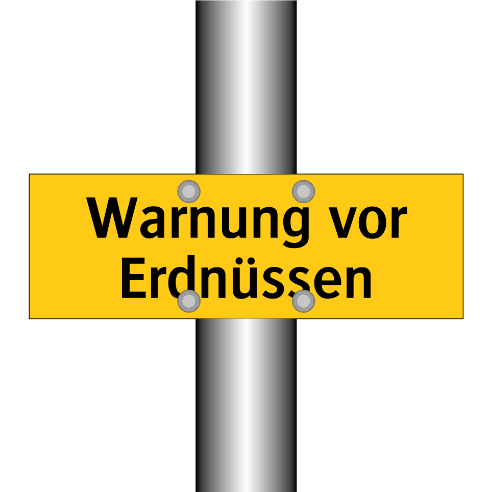 Warnung vor Erdnüssen