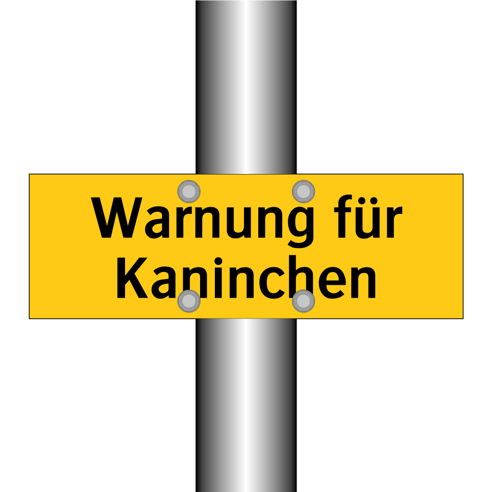 Warnung für Kaninchen