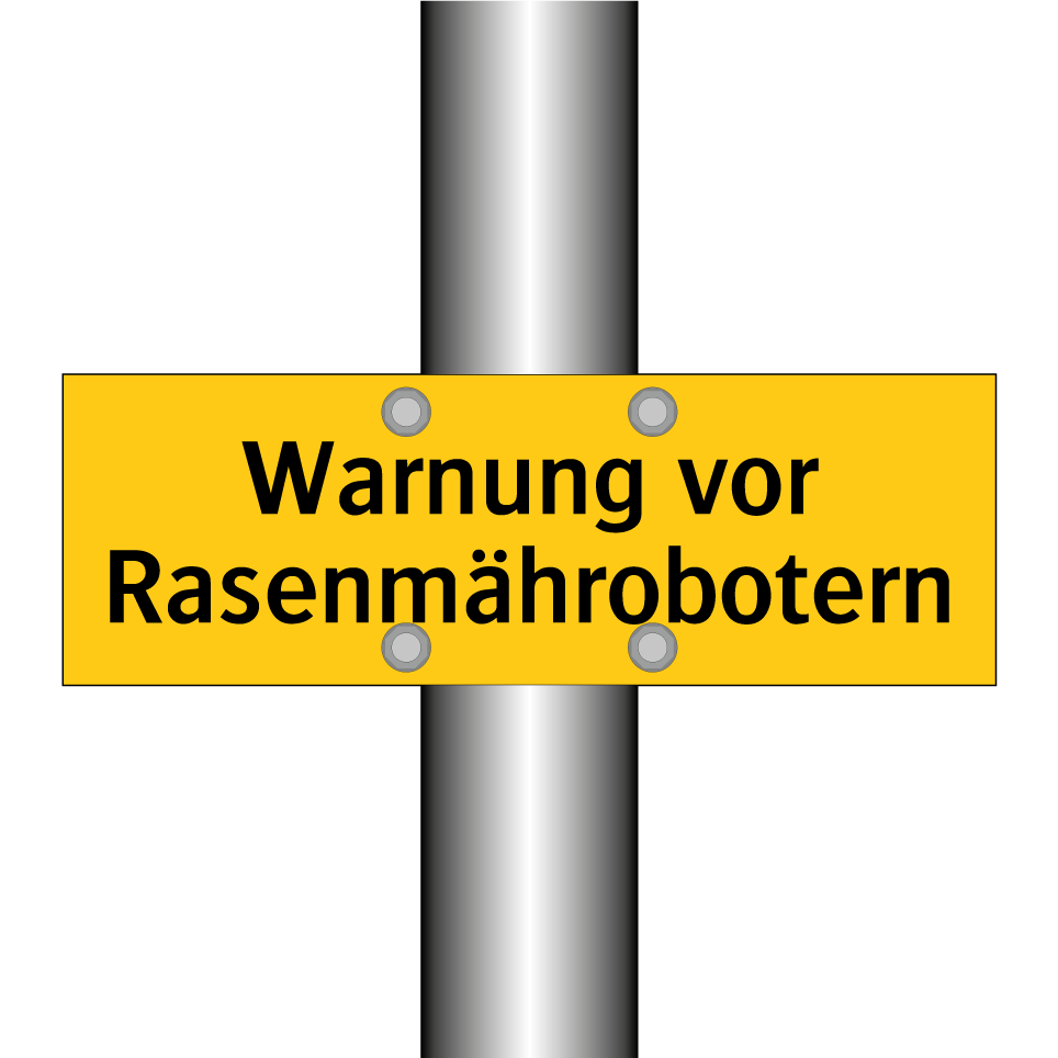 Warnung vor Rasenmährobotern