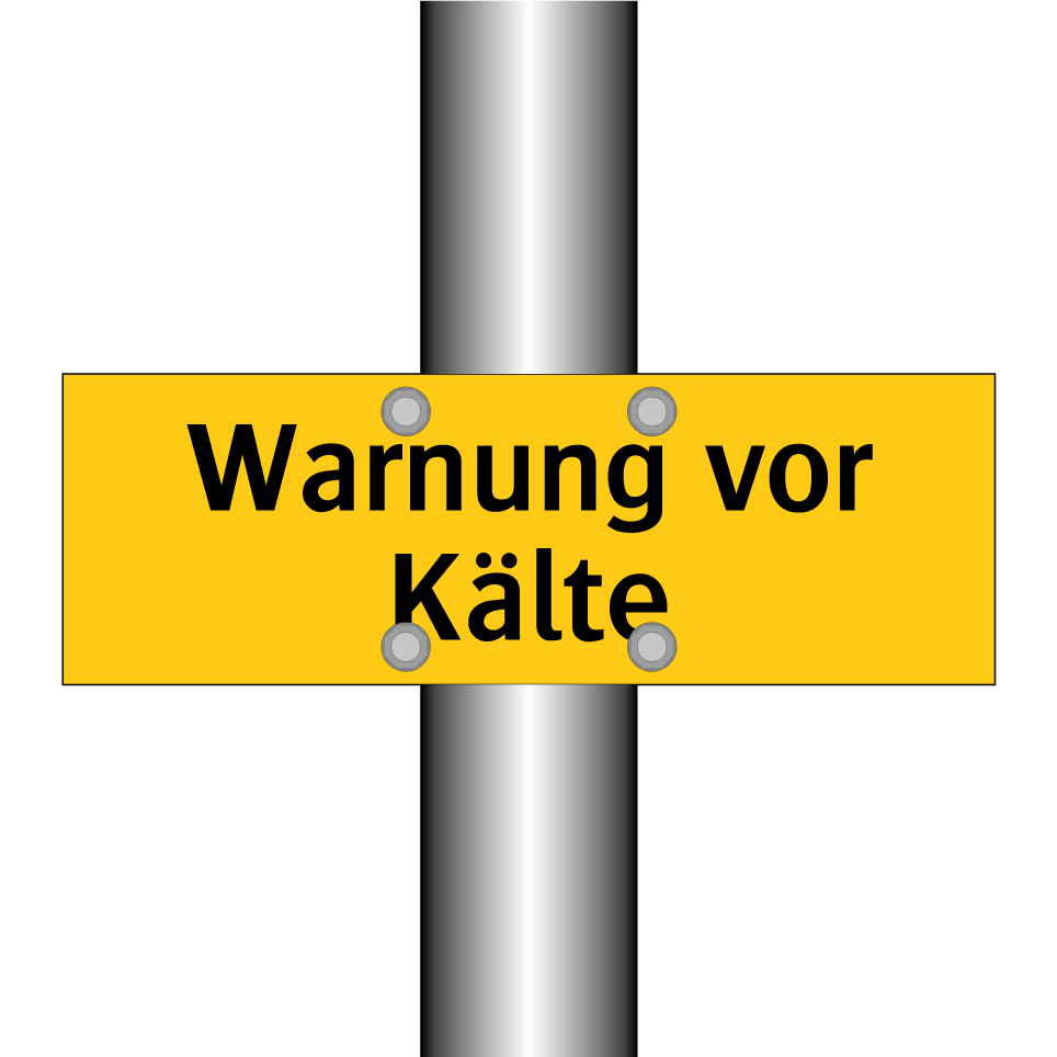 Warnung vor Kälte