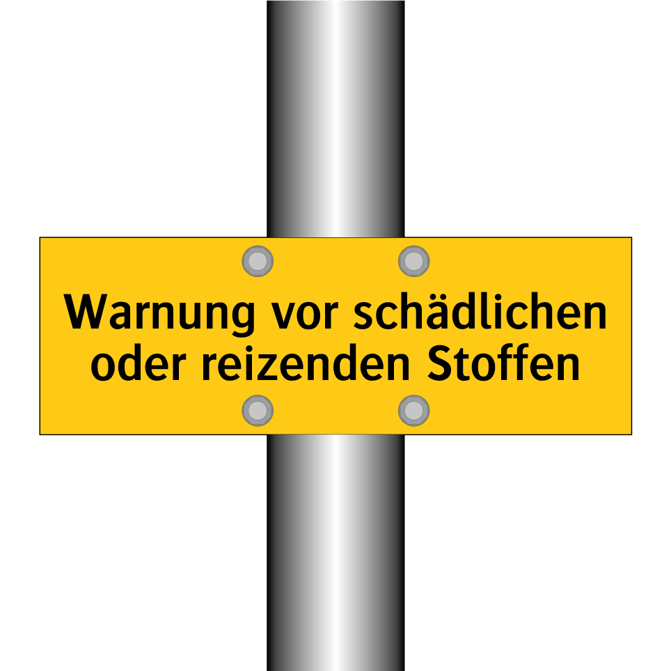 Warnung vor schädlichen oder reizenden Stoffen