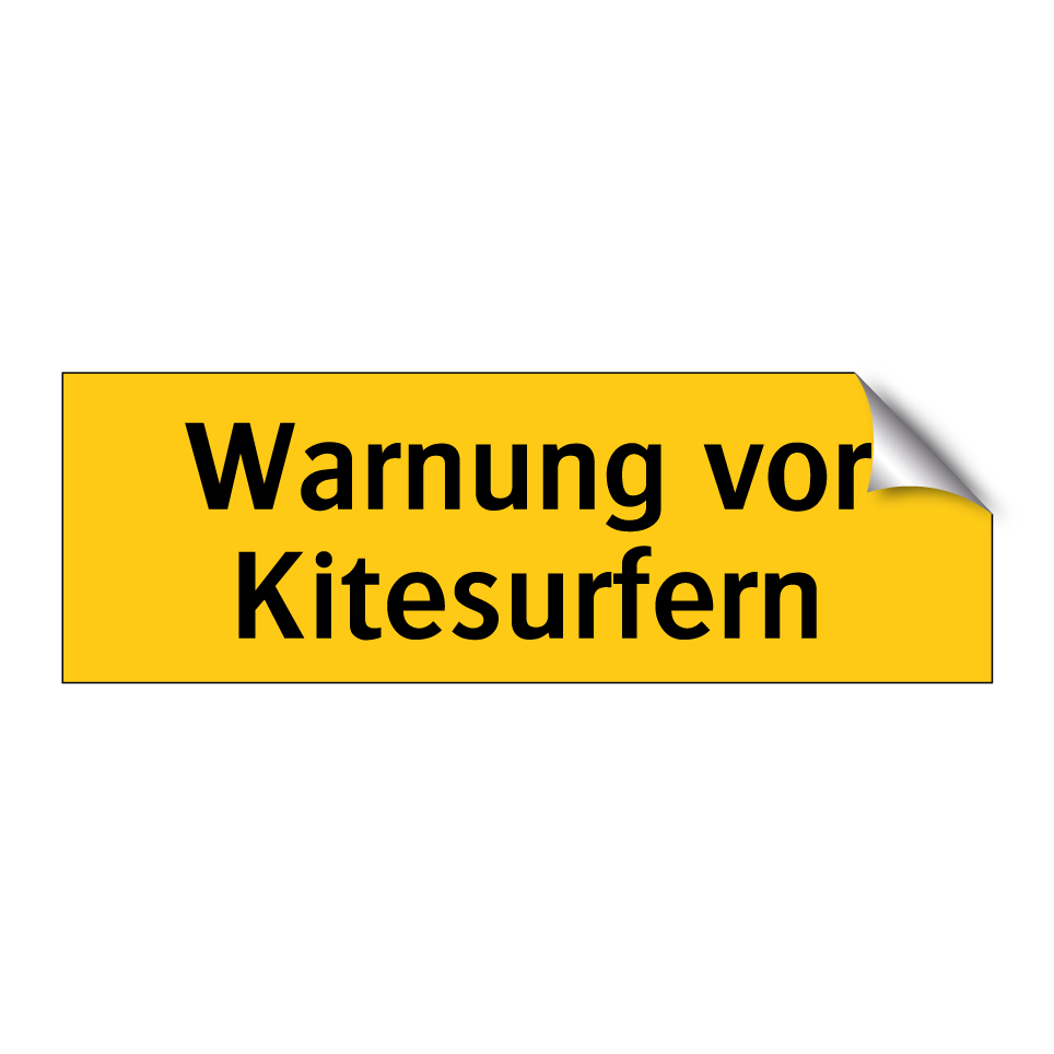 Warnung vor Kitesurfern